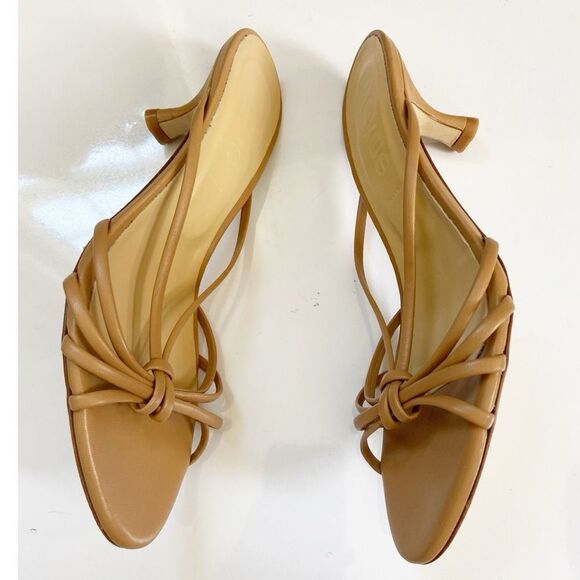 NEW Aeyde Olga Knotted Napa Leather Heel Sandal size 37 - Picture 6 of 11